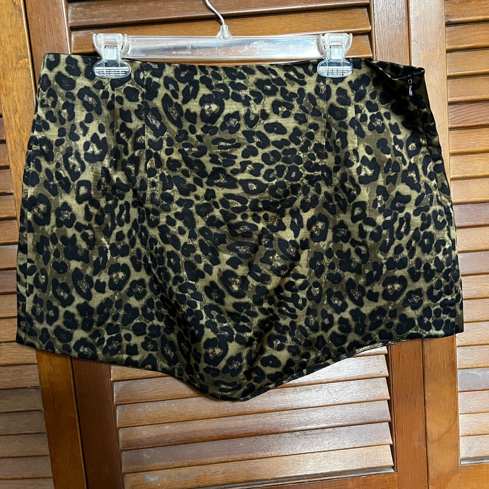 Zara Cheetah Mini Skirt